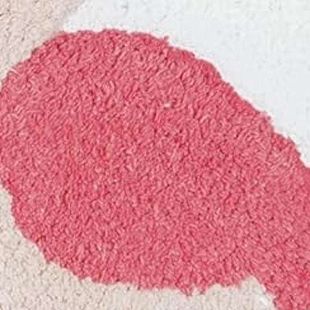 32" Pink And White Cotton Flamingo Bath Rug