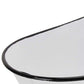 9" White White And Black Metal Hand Painted Decorative Tub