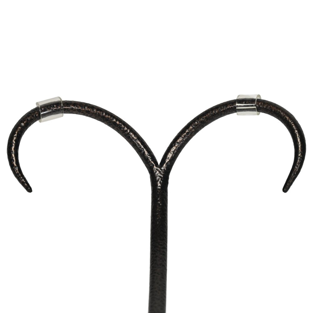 7" Black Glass Hand Painted Decorative Bowl