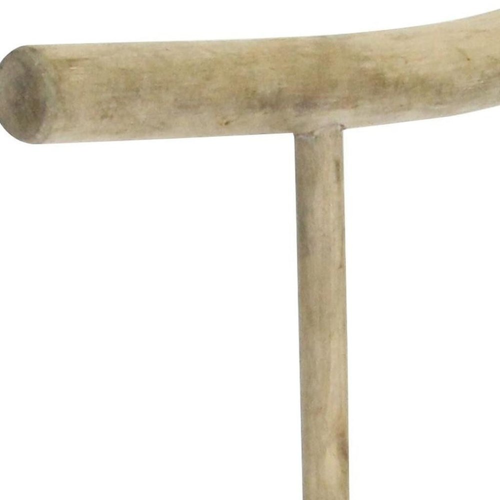 12" Brown Drift Wood Decorative Jewelry Holder
