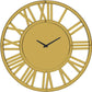 43" Gold Mirrored Acrylic Silent Analog Circle Wall Clock