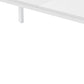 46" White Solid Wood Dining Table