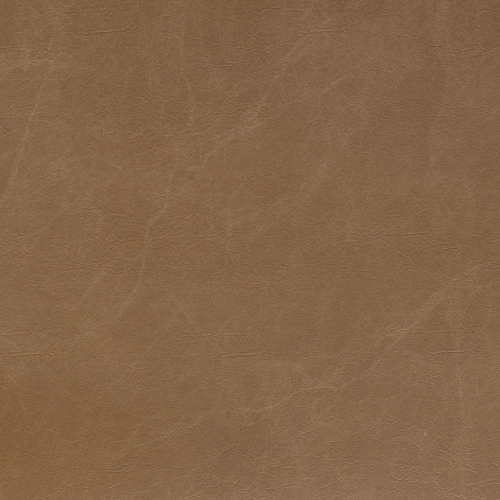 33" Brown and Dark Brown Faux Leather And Wood Arm Chair