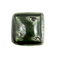 Set of Six Green Square Knob Ceramic Drawer Pull Knobs