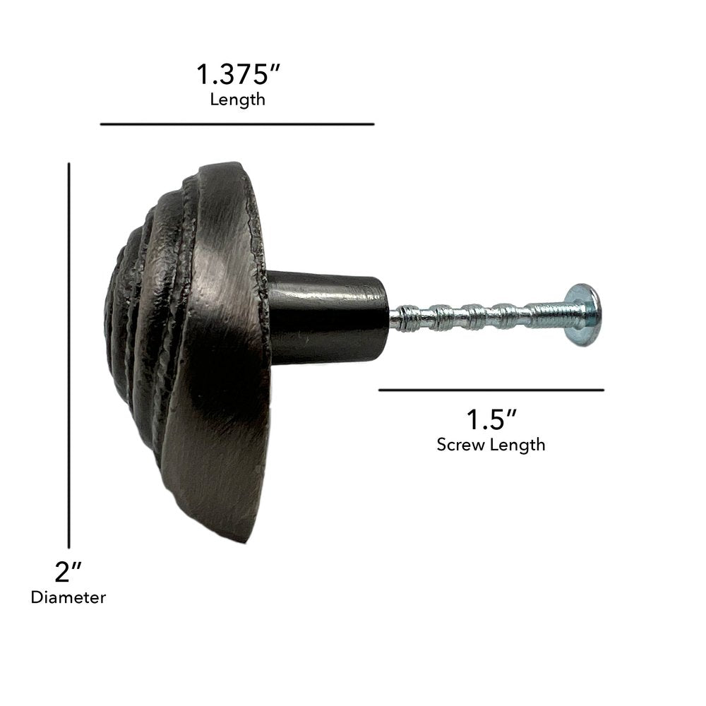 Set of Six Silver Novelty Knob Seashell Cast Aluminum Drawer Pull Knobs