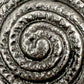 Set of Six Silver Novelty Knob Seashell Cast Aluminum Drawer Pull Knobs