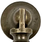 Set of Six Aqua And Brown Oval Knob Ceramic Drawer Pull Knobs