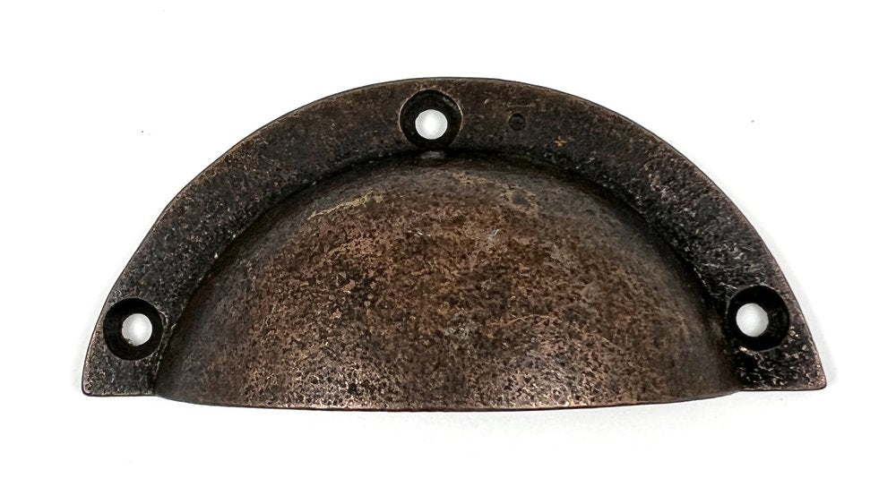 Set of Six Bronze Novelty Knob Metal Drawer Pull Knobs