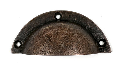 Set of Six Bronze Novelty Knob Metal Drawer Pull Knobs