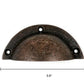 Set of Six Bronze Novelty Knob Metal Drawer Pull Knobs