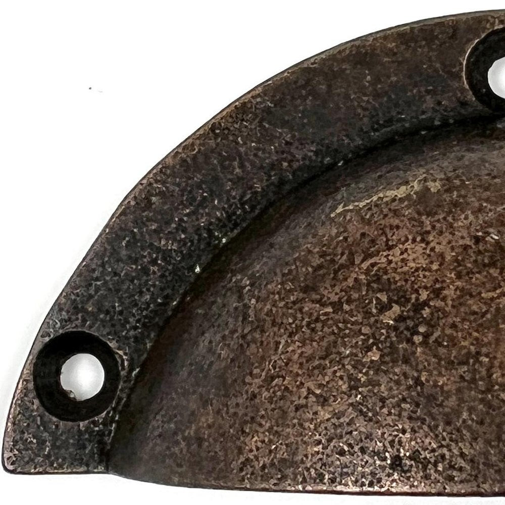 Set of Six Bronze Novelty Knob Metal Drawer Pull Knobs