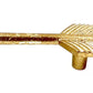 Set of Six Brass Cast Aluminum Arrow Drawer Pull Knobs