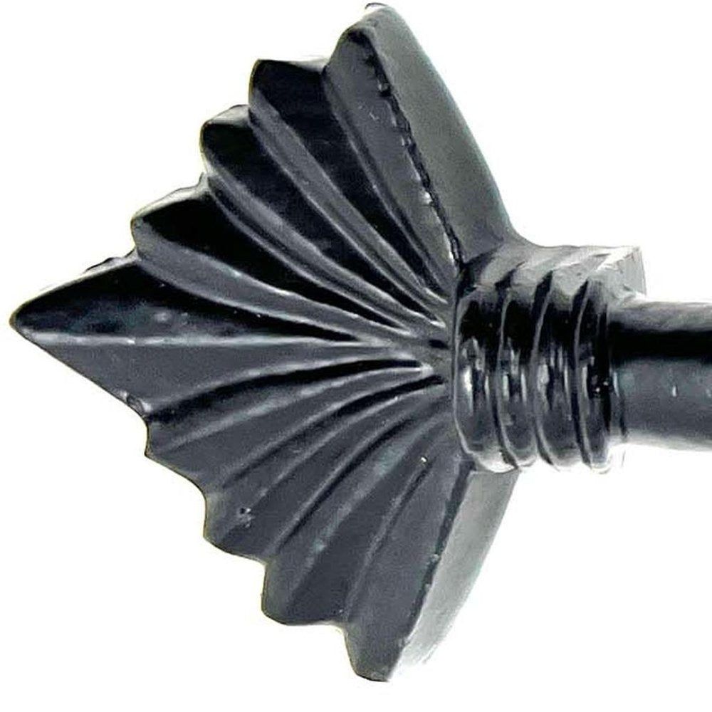 Set of Six Antiqued Silver Metal Drawer Pull Knobs