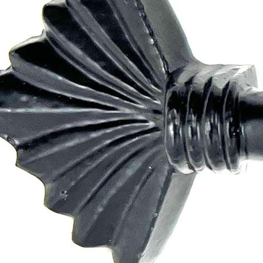 Set of Six Antiqued Silver Metal Drawer Pull Knobs