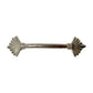 Set of Six Silver Metal Drawer Pull Knobs