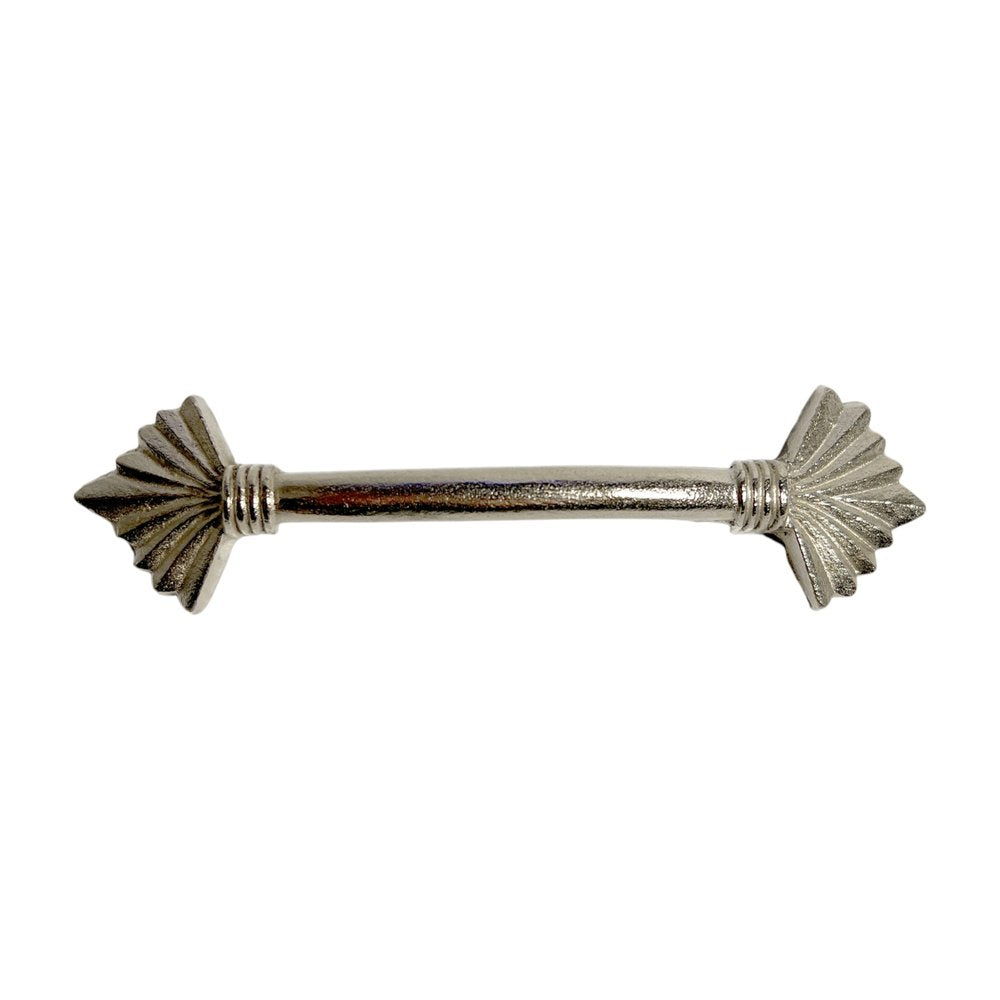 Set of Six Silver Metal Drawer Pull Knobs