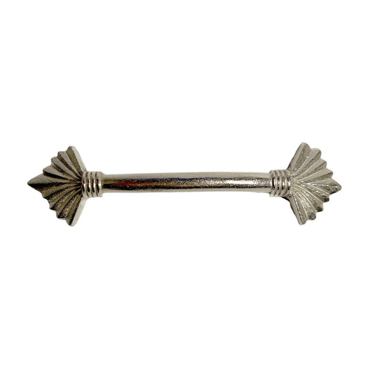 Set of Six Silver Metal Drawer Pull Knobs