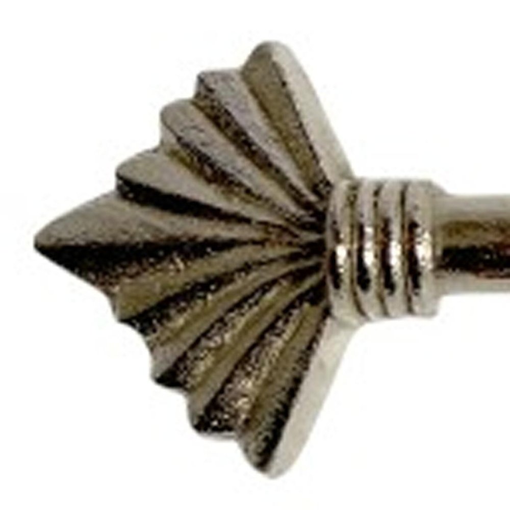 Set of Six Silver Metal Drawer Pull Knobs