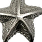Set of Six Silver Starfish Knob Iron Drawer Pull Knobs