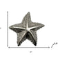 Set of Six Silver Starfish Knob Iron Drawer Pull Knobs