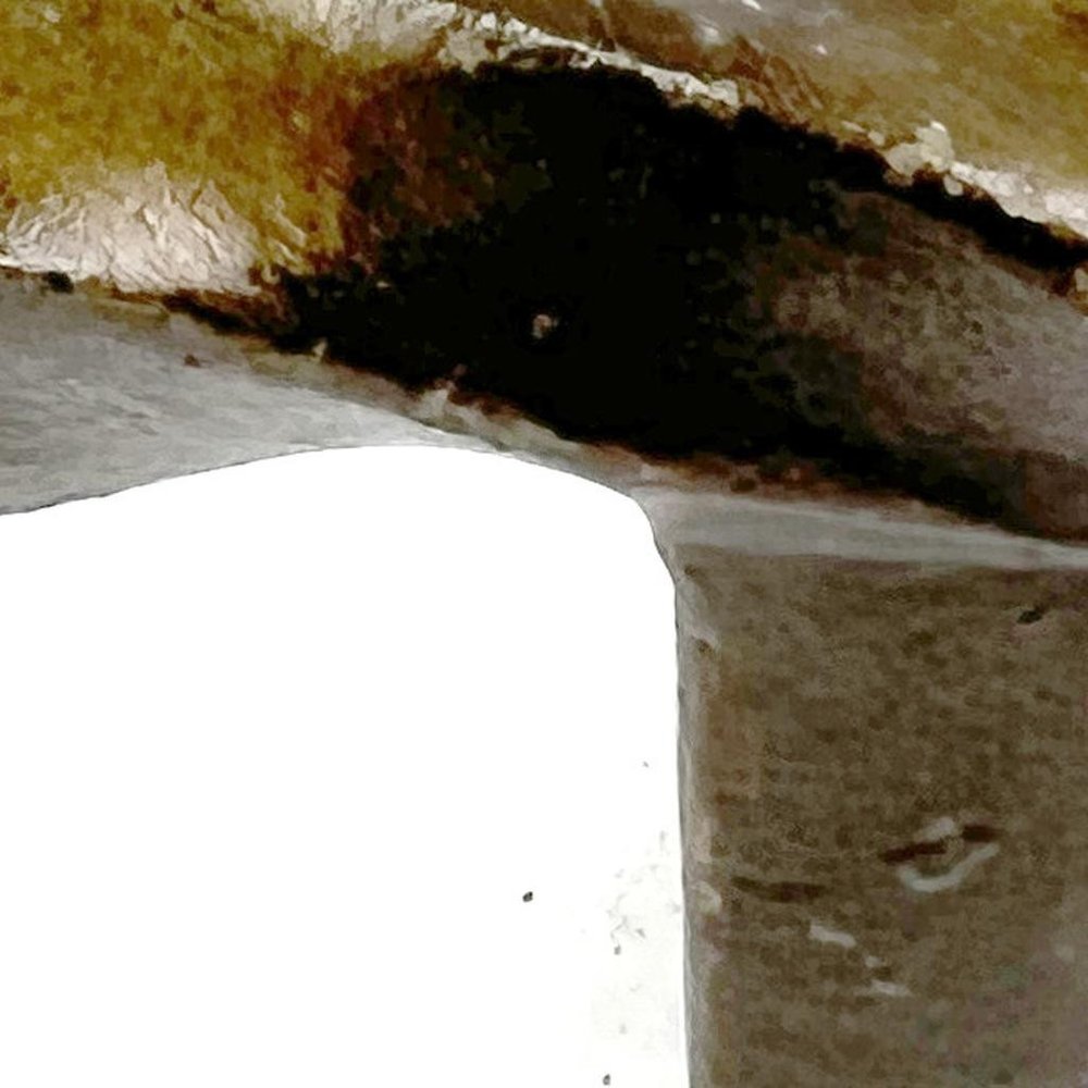 Set of Six Bronze Rectangle Knob Geometric Cast Aluminum Drawer Pull Knobs