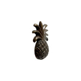 Set of Six Antiqued Bronze Pineapple Knob Metal Drawer Pull Knobs