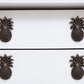 Set of Six Antiqued Bronze Pineapple Knob Metal Drawer Pull Knobs