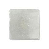 Set of Six White Square Knob Stone Drawer Pull Knobs