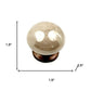 Set of Six Tan Mushroom Knob Ceramic Drawer Pull Knobs