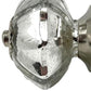 Set of Six Silver Glass Drawer Pull Knobs