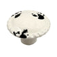 Set of Six White Ceramic Drawer Pull Knobs