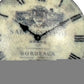 Set of Six Black And White Clock Face Ceramic Drawer Pull Knobs