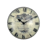 Set of Six Black And White Clock Face Ceramic Drawer Pull Knobs