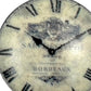 Set of Six Black And White Clock Face Ceramic Drawer Pull Knobs