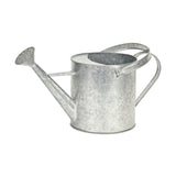 9" Gray Galvanized Metal Decorative Watering Can