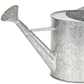 9" Gray Galvanized Metal Decorative Watering Can