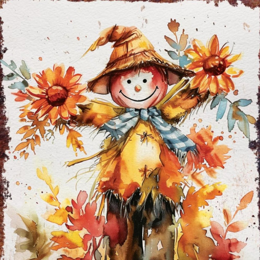 15" Brown Orange And Yellow Wood Sunflower Thanksgiving Tabletop Sign