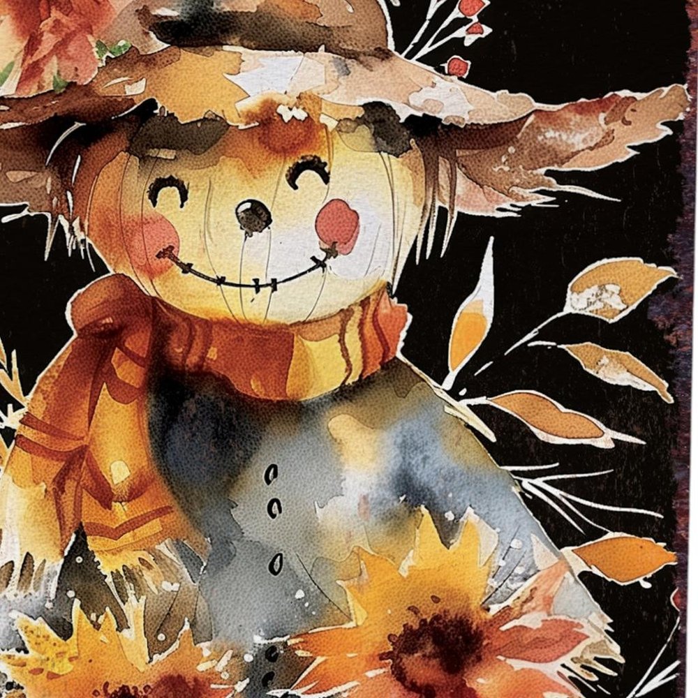 15" Brown Orange And Yellow Wood Sunflower Thanksgiving Tabletop Sign