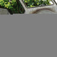 21" Silver Metal Flowers Hand Painted Truck Tabletop Sculpture