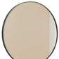 20" Black Metal Round Framed Bathroom Vanity Mirror