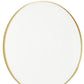 20" Gold Metal Round Framed Bathroom Vanity Mirror