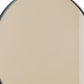24" Black Metal Round Framed Bathroom Vanity Mirror