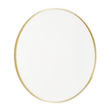 24" Gold Metal Round Framed Bathroom Vanity Mirror