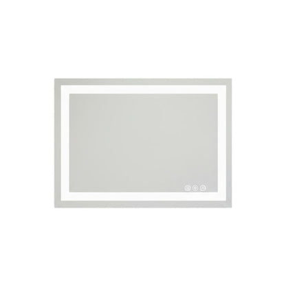 20" Clear Lighted Frameless Bathroom Vanity Mirror