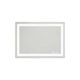 20" Clear Lighted Frameless Bathroom Vanity Mirror
