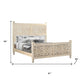 Three Piece White Solid Wood Bedroom Set