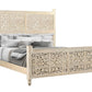 Three Piece White Solid Wood Bedroom Set
