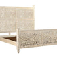 Three Piece White Solid Wood Bedroom Set