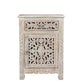 Three Piece White Solid Wood Bedroom Set