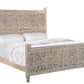 Three Piece Gray Solid Wood Bedroom Set